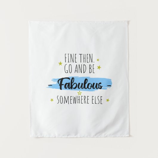 Collega vertrekt, gaat weg, afscheidscadeau wandkleed (Voorkant)