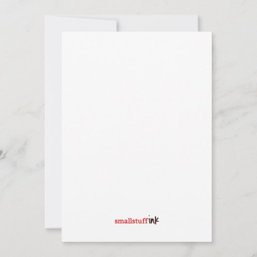 COLLEGA'S NOTITIEKAARTJE (Achterkant)