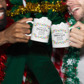 Collega's zijn als kerstverlichting Coworker Gift Grote Koffiekop
