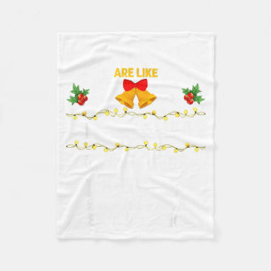 Collega's zijn als kerstverlichting Ze hangen bij  Fleece Deken
