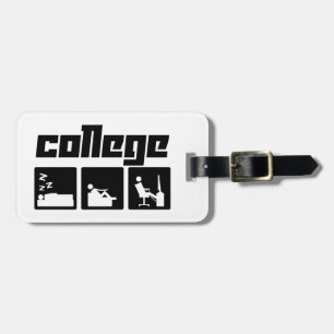College 3 bagagelabel