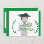 College Afstuderen Briefkaart (Voorkant / Achterkant)