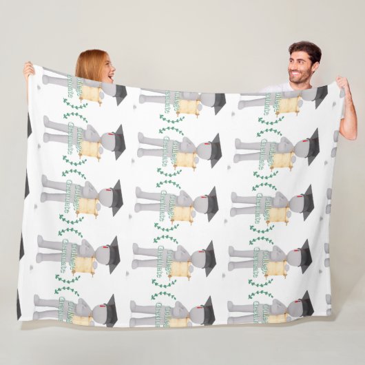 College Afstuderen Fleece Deken (In situ)