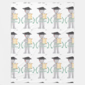 College Afstuderen Fleece Deken (Voorkant)