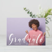 College Afstuderen Fotoaankondiging (Staand voorkant)