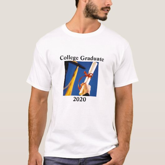 College Afstuderen Keuze van Jaar T-Shirt (Voorkant)