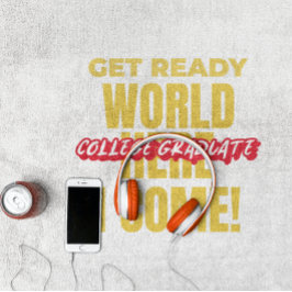 COLLEGE AFSTUDEREN - MAAK JE KLAAR WERELD HIER KOM STRANDLAKEN