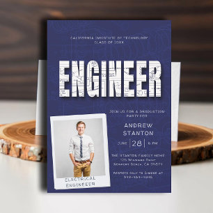 College Afstuderen Party Engineer Technologie Mari Kaart