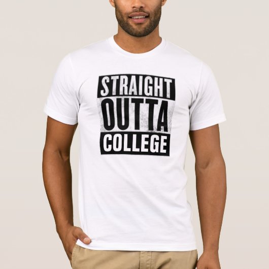 COLLEGE AFSTUDEREN T-shirts voor AFSTUDEREN (Voorkant)