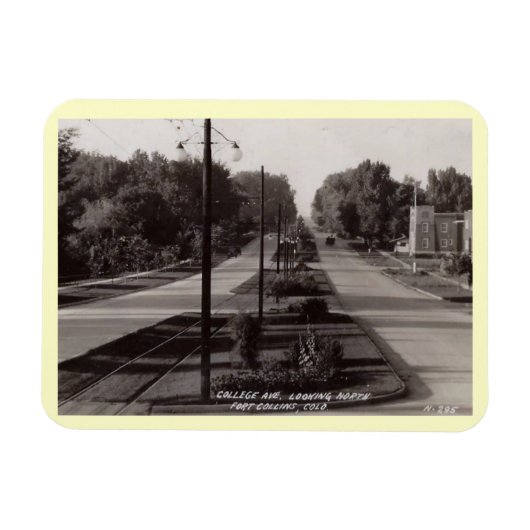 College Ave., Fort Collins, Colorado Magneet (Horizontaal)