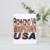 College Basketbal Hoopstown Briefkaart (Staand voorkant)