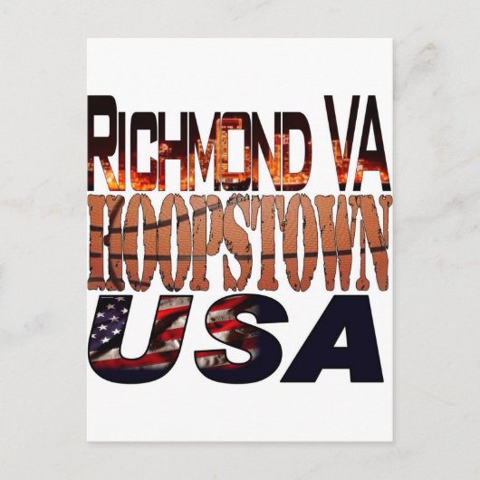 College Basketbal Hoopstown Briefkaart (Voorkant)