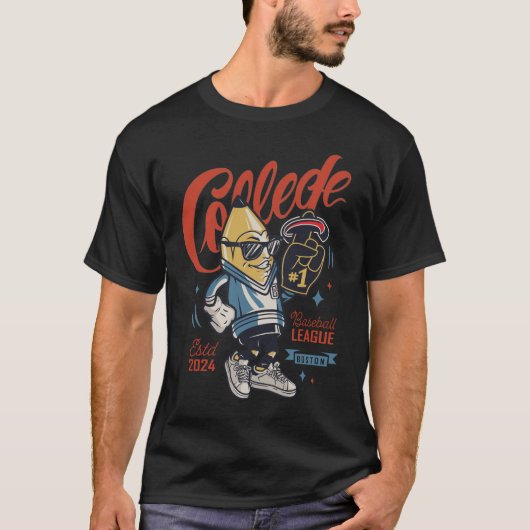 College Basketbal League T-shirt (Voorkant)