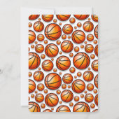 College Basketbal maart Madness Watch Party Kaart (Achterkant)