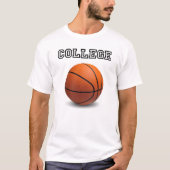 college basketbal t-shirt (Voorkant)
