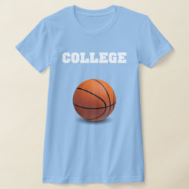 college basketbal t-shirt