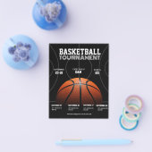 College Basketbal Toernooi, Basketbal Sport Flyer (Enkel)