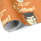 College: Beste 7 jaar van mijn leven Cadeaupapier (Rol Hoek)