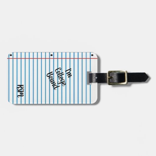 College Bound Bagagelabel (Voorkant horizontaal)