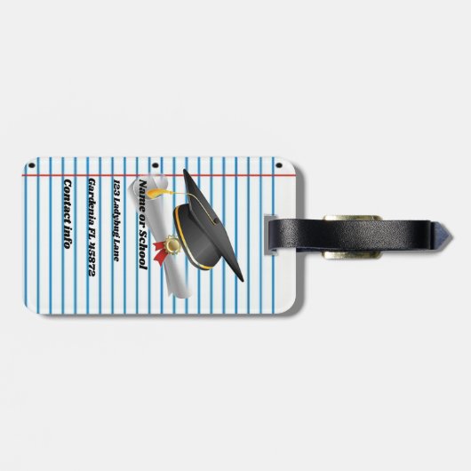 College Bound Bagagelabel (Achterkant horizontaal)