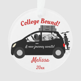 College Bound Girl Acryl Ornament