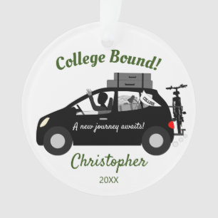 College Bound Guy Acrylornament Ornament