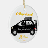 College Bound Male Keramisch Ornament (Rechts)
