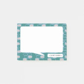 College briefpapier groen retro aanpassen post-it® notes (Voorkant)