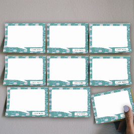 College briefpapier groen retro aanpassen post-it® notes