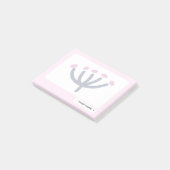 College briefpapier roze mimosa aanpassen post-it® notes (Schuin)