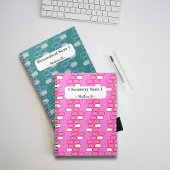 College briefpapier roze retro aanpassen notitieboek