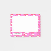 College briefpapier roze retro aanpassen post-it® notes (Voorkant)