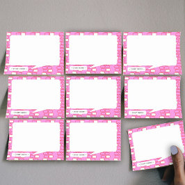 College briefpapier roze retro aanpassen post-it® notes