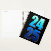 College Business Blauw en zwart 2024 2025 persoonl Planner (Display)