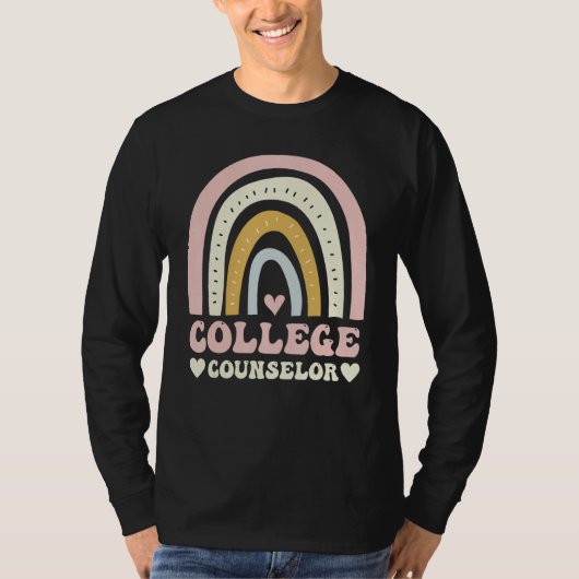 College counselor appreciation high school counsel t-shirt (Voorkant)