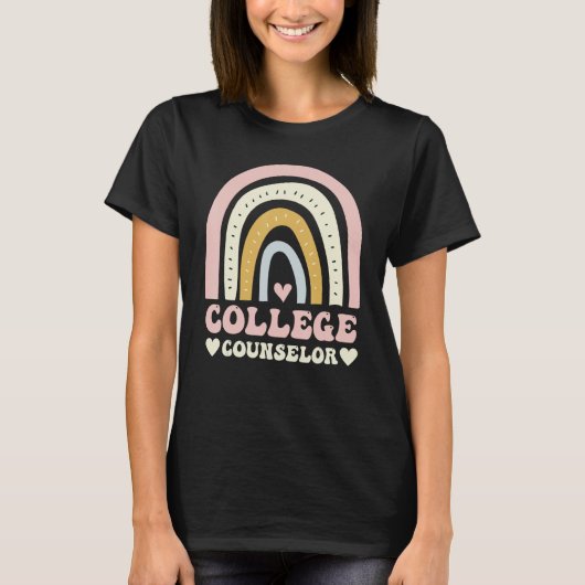 College counselor appreciation high school counsel t-shirt (Voorkant)