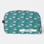 College Custom Groen Potlood Hoesje Toilettas Toilettasje (Voorkant)