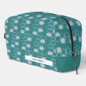 College Custom Groen Potlood Hoesje Toilettas Toilettasje (Rechterhoek)