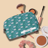 College Custom Groen Potlood Hoesje Toilettas Toilettasje