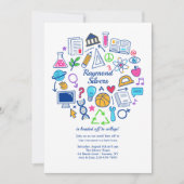 College dat weggaat kaart (Voorkant)