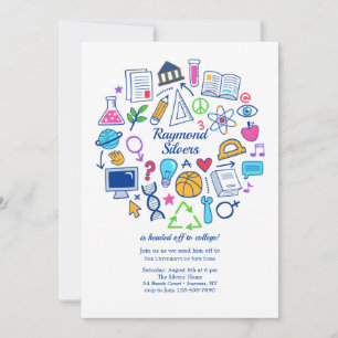 College dat weggaat kaart