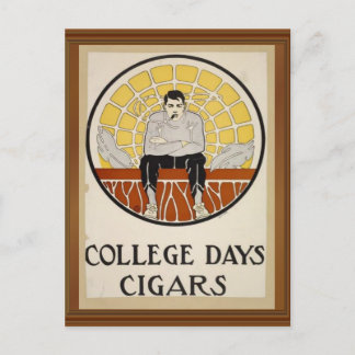 College Days Cigars Mannelijke Cirkel AD Briefkaart