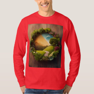 College Digitale Innovatie mannen t-shirt ontwerp