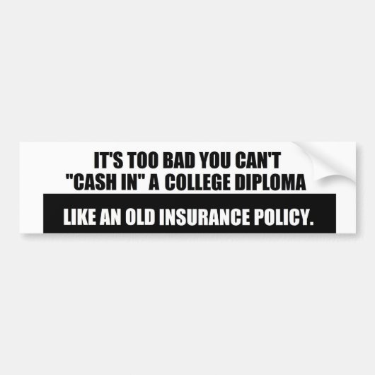 College Diploma sticker (Voorkant)