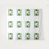 College Dorm Apartement Bedroom Tapestry Wandkleed (Voorkant (horizontaal))