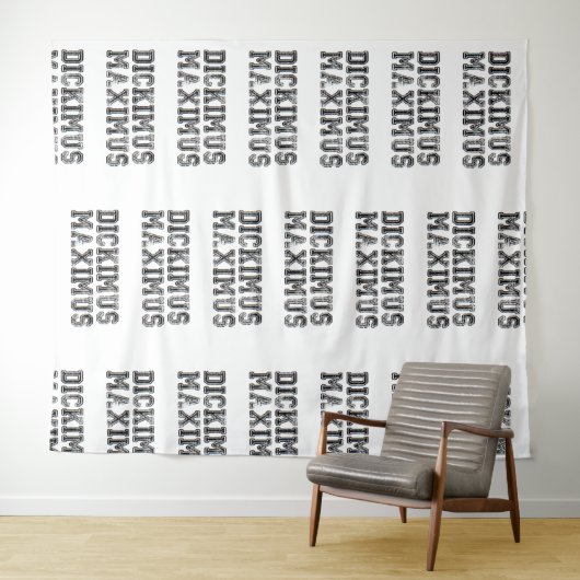 College Dorm Apartement Bedroom Tapestry Wandkleed (In Situ (horizontaal))