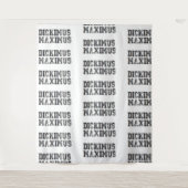 College Dorm Apartement Bedroom Tapestry Wandkleed (Voorkant)