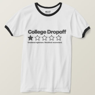 College Drop Off – één sterren review T-shirt