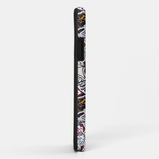 College Dynamic Art Urban Graffiti patroon Case-Mate iPhone Case (Achterkant/rechts)