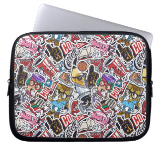 College Dynamic Art Urban Graffiti patroon Laptop Sleeve